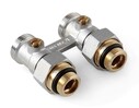 Клапан нижн. подкл. прямой 1/2"x3/4" (двухтрубн. сист.) PRO AQUA