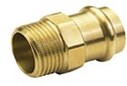 Ниппель бронзовый 15x1/2" пресс Conex Banninger
