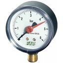 Манометр 1/4" (осевое соед.) 0-10 бар, -20-80°C d=63 мм FAR 2500 10